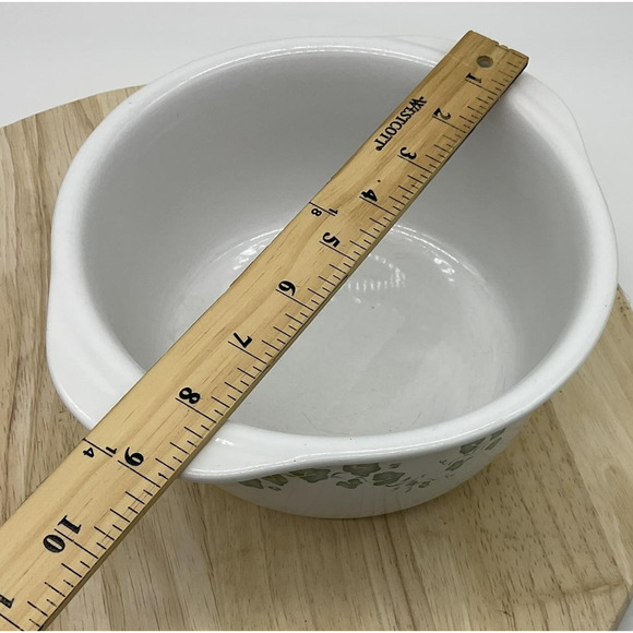 Vintage Corelle Callaway Ivy Corning Stoneware 1.5 Qt Mixing Bowl Vintage - Picture 5 of 7